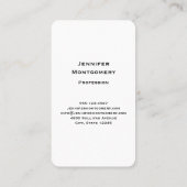 Pastellrosa Flamingos Grünes Muster Visitenkarte (Rückseite)