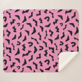 Pastellrosa Fledermaus Sherpadecke (Vorderseite (Horizontal))