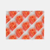 Pastellrosa Fleecedecke (Vorderseite (Horizontal))
