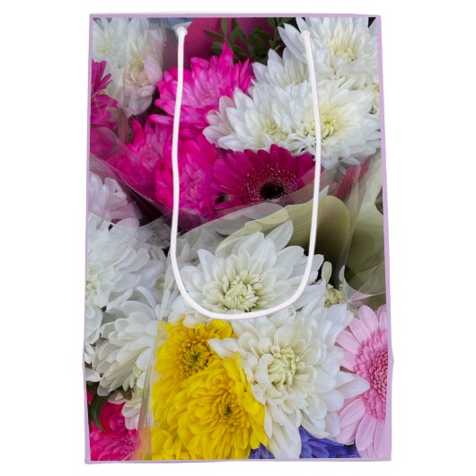 Pastellrosa, gelb und weiß mittlere geschenktüte (Rückseite)