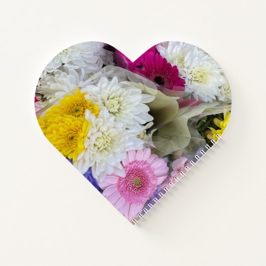 Pastellrosa, gelb und weiß notizblock (Rückseite)