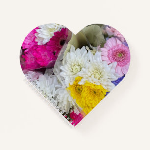 Pastellrosa, gelb und weiß notizblock