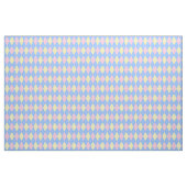 Pastellrosa Gelbes Raute-Muster Stoff (Yard (91,4 cm))