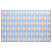 Pastellrosa Gelbes Raute-Muster Stoff (Fat Quarter (45,7 x 55,9 cm))