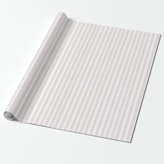Pastellrosa gestreift geschenkpapier (Ungerollt)