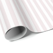 Pastellrosa gestreift geschenkpapier (Rolleneckpunkt)
