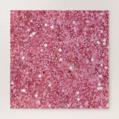 Pastellrosa Glitzer Puzzle (Horizontal)