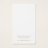 Pastellrosa Gold Modern Long Earring Display Card (Rückseite)