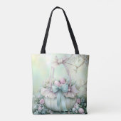 PASTELLROSA & GRÜNE OSTEREIER & KORB TASCHE (Rückseite)