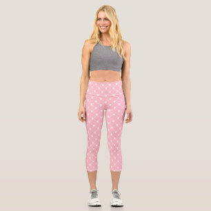Pastellrosa Halbkugel zwischen Schädelkreuzen Capri Leggings