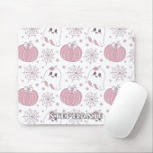 Pastellrosa Halloween Nahtloses Muster (3) Mousepad (Mit Mouse)