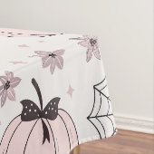 Pastellrosa Halloween Nahtloses Muster Tischdecke (Beispiel)