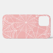 Pastellrosa-Halloween-Spinnennetz Case-Mate iPhone Hülle (Rückseite (Horizontal))