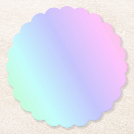 Pastellrosa, hellgrün bis zart rosa untersetzer (Vorderseite)