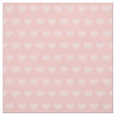 Pastellrosa Herz Muster Stoff (Muster)