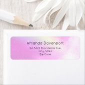 Pastellrosa Himmel mit gelbem Regenbogen (Insitu)