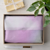 Pastellrosa Himmel mit gelbem Regenbogen Seidenpapier (Geschenk)