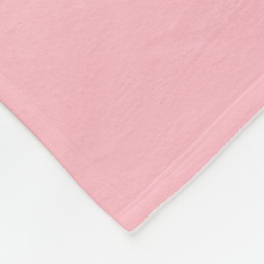 Pastellrosa Hintergrund Fleecedecke (Ecke)