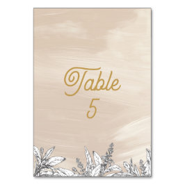 Pastellrosa Hochzeit Tischnummer