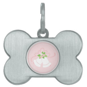Pastellrosa Hochzeitsglocken Tiermarke