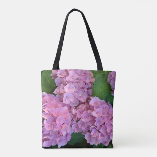 Pastellrosa Hortensia hydrangea Blüte Tasche (Rückseite)