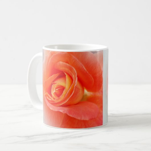 Pastellrosa Kaffeetasse (Vorderseite Links)