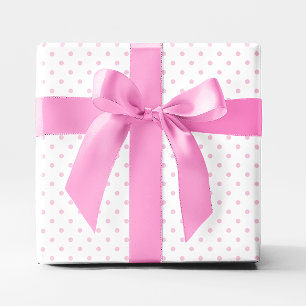 Pastellrosa kleine Punkte Geschenkpapier