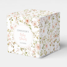 Pastellrosa kleine Wildblume Babydusche