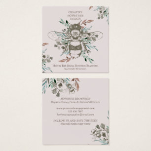 Pastellrosa Kreative Honigbiene Imkerei Vintage