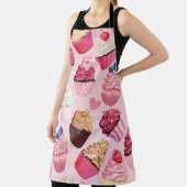 Pastellrosa Kuchen: Vintages Muster. Schürze (InSitu)
