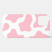 Pastellrosa Kuhprägung Kawaii Case-Mate iPhone Hülle (Rückseite (Horizontal))