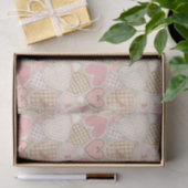 Pastellrosa Kunstholzmuster Seidenpapier (Geschenk)