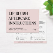 Pastellrosa Lippe Blush Lip Tätowier Aftercare Car (Schreibtisch)