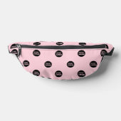 Pastellrosa Muster für kundenspezifische Firmenlog Bauchtasche (Ablage )