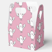 Pastellrosa Niedlich Ostern Küken- und Eiermuster Geschenkschachtel (Geöffnet)