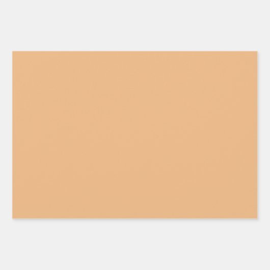 Pastellrosa Orangefarbene Papierfolien Geschenkpapier Set (Vorderseite 2)