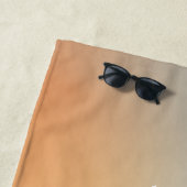 Pastellrosa Regenbogen gürtelner, einfacher Strand Strandtuch (Beispiel)