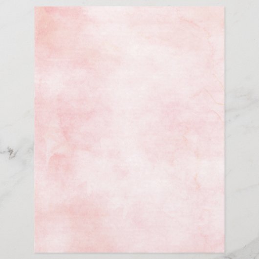 Pastellrosa Rosa Rose Blumenzwiebelreste (Rückseite)