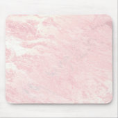 Pastellrosa Rose Gold Stone Blush Marmor Mousepad (Vorne)