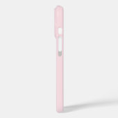 Pastellrosa-Rosen-Einfarbig Case-Mate iPhone Hülle (Rückseite / Links)