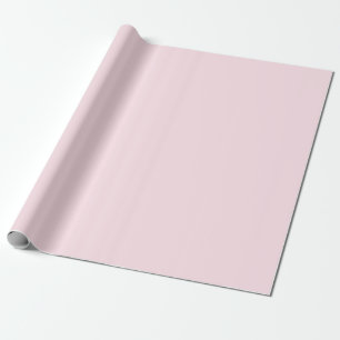 Pastellrosa-Rosen-Einfarbig Geschenkpapier