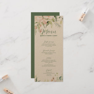Pastellrosa Rosen Hochzeitsrahmen Einladung