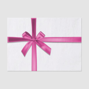 Pastellrosa Satinband-Schleife Geburtstagsfeier Seidenpapier