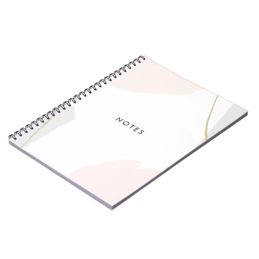 Pastellrosa-, Schwarze u. Notizblock (Linke Seite)