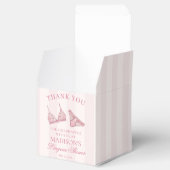 Pastellrosa Spitzenunterwäsche Dusche Braut Desser Geschenkschachtel (Geöffnet)