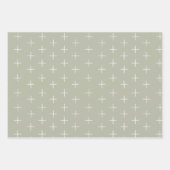 Pastellrosa, Spring Green, Lilac Lila Plus Zeichen Geschenkpapier Set (Vorderseite)