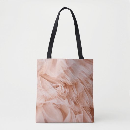 Pastellrosa Stoffe: Elegante Texturen. Tasche (Vorderseite)