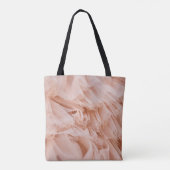 Pastellrosa Stoffe: Elegante Texturen. Tasche (Rückseite)