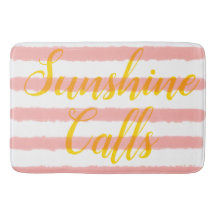 Pastellrosa Streifen