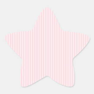 Pastellrosa-Süßigkeits-Streifen Stern-Aufkleber